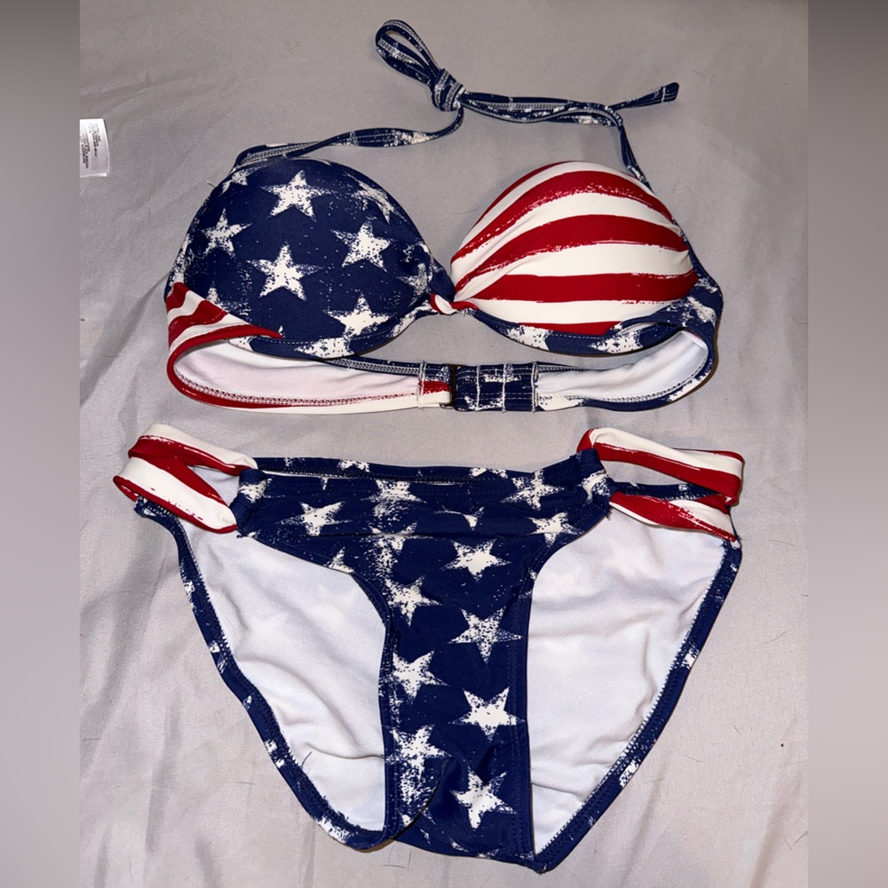 American flag bikini